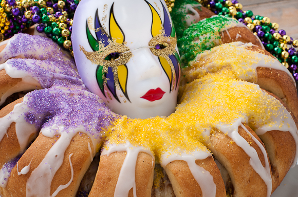 traditional mardi gras cake
